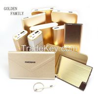 2014 Newest External Golden Power bank for Mobile Phone and Tablet