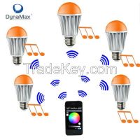 Smart LED Bulbs, Used in Home Wireless Automation Systems, Support Wi-Fi Control, iOS/Android