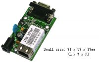 RS-232 to 10/100Base-TX Board-Level Device Server