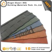 Factory direct zinc aluminium steel roofing sheets, color corrugated stone chips metal roofing material
