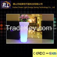 Outdoor Tall Round color-changing Flower Pot