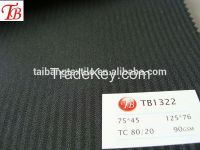 High quality TC Pocketing fabric 75*45 125*76 for garment/suit /lining