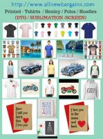 OFFER - OEM / BUYERS BRAND BLANK PRODUCT RANGE + GRAPHIC SUBLIMATION PRINTED T-SHIRTS (DRIFIT FABRIC)