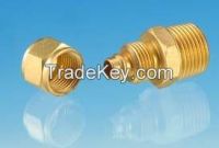 Brass Male Connector / machined threaded brass/ quick connector