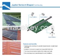 Jupiter Series h-Shaped solar mounting-Aluminum Alloy