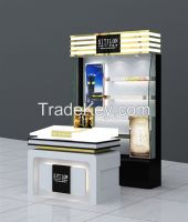 Fashionable Wooden Cosmetic Display Cabinet And Showcase