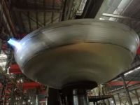 Formed  head plate for storage tanks