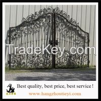 Antique good quality high-end wrought iron main gate models