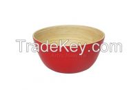 100% natural bamboo bowl
