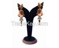 Designer Indian Polki Earrings