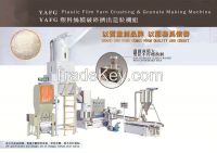 YAFG-80 type plastic film yarn crush extruding granule-making production line
