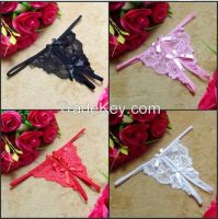 New Panties Lace Butterfly Bow Sexy Ladies Girls Women's Underwear Briefs, Seamless Tight Lace Margin Underpants