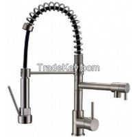 KITCHEN FAUCET WITH 2 SPRAY FUNCTION PULL DOWN