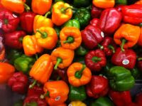 Green/poly  House - Fresh Capsicum (red, Green And Yellow)