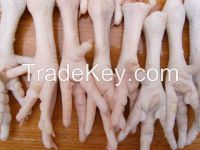 Frozen processed chicken feet, grade A