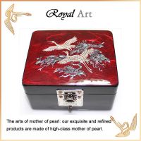 Luxury Jewelry Box with Mother of pearl inlaid; CL-25 