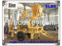 SLB8, 8t/h Mobile mini asphalt mixing plant