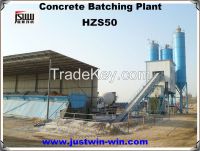 HZS50, 50m3/h Concrete Batching Plant