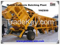 YHZS50 Mobile concrete Batching Plant
