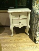 French style living room nightstand table with two drawers