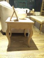 French style nightstand table  solid wood cabinet