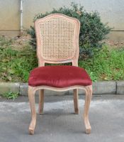 Antique Furniture Vines Outdoor Cane Rattan Back Fabric seats Wedding Chair on sale