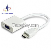 Best Price 1080P HDMI Male to VGA Female Video Converter Adapter Cable