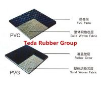 PVC/PVG solid woven belt conveyor