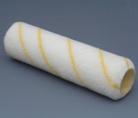 9" * 38mm yellow stripe acrylic paint roller sleeve