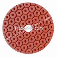 4"/100mm 50grit Flexible polishing pad of diamond tool for marble