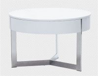 Round wood table round coffee table white table OT812