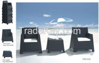 Garden chairs wicker chair china supplier FWA-202