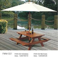 Teak sofa garden dining table and chairs sofa set  FWM-021