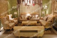 Palace Royal Gold Ottoman Coffee Table