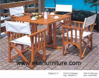 Teakwood sofa set Garden table and chair FWM-017