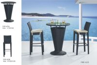 Hot Selling Outdoor Rattan Sectional Furniture Bar Set