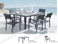 Modern Garden Dining Table Dining Chair Set FSM-004