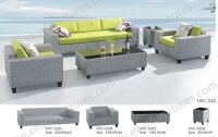 Outdoor garden rattan sofa classical design sofa furniture FWC-241