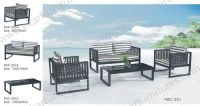 Outdoor new garden rattan sofa aluminium outdoor furniture FWC-251