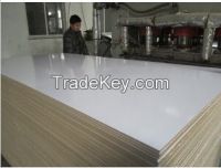 1220*2440mm 100% Poplar Titanium White Melamine MDF (mirror surface)