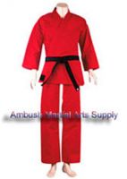 Karate red kimono