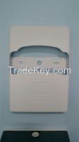China 1/4 Fold Toilet Seat Cover Paper Dispenser White Plastic