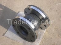 Single Arch EPDM Rubber Compensator with flange