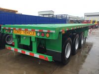 PANDA 3 Axle 40ft flatbed container semi trailer high bed trailer  for sale