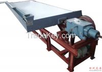 Shaking table machine for hematite separation