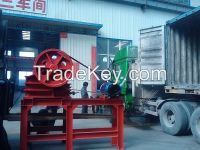 Mobile jaw crusher plant for mining