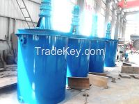 Cyanide and carbon process wet leaching tanks