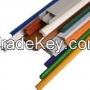 PVC Profiles-Solid color     Wood color