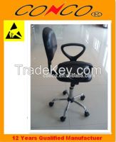 Black Blue PU AntiStatic ESD Chair Cleanroom Chair