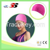 Silicone swimming cap